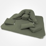 Large Meditation Cushion, Mat, wedges and hand cushion set
