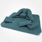 Large Meditation Cushion, Mat, wedges and hand cushion set